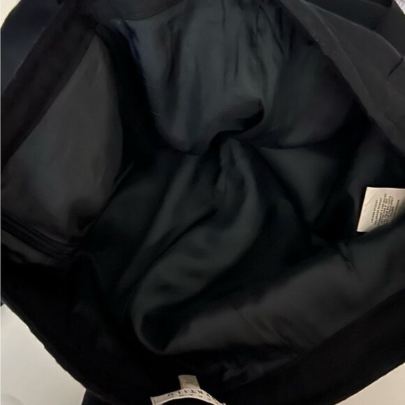 Armand Ventilo Black 100% Wool Lined High Rise Cuffed Pants Size 10 - Picture 6 of 12